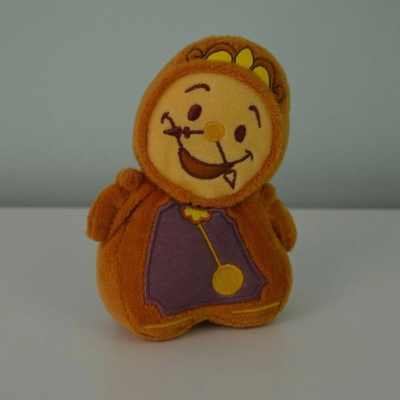 Disney Just Play Cogsworth Clock Plush Stuffed Toy Beauty and the Beast Small 5" - Picture 1 of 5